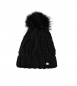 Pikeur Strickmütze mit Bommel schwarz