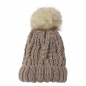 Pikeur Strickmütze mit Bommel light taupe