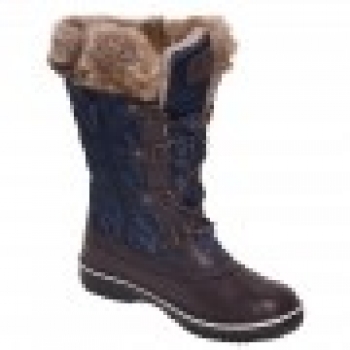 HV Polo Winterschuhe Damen navy halbhoch