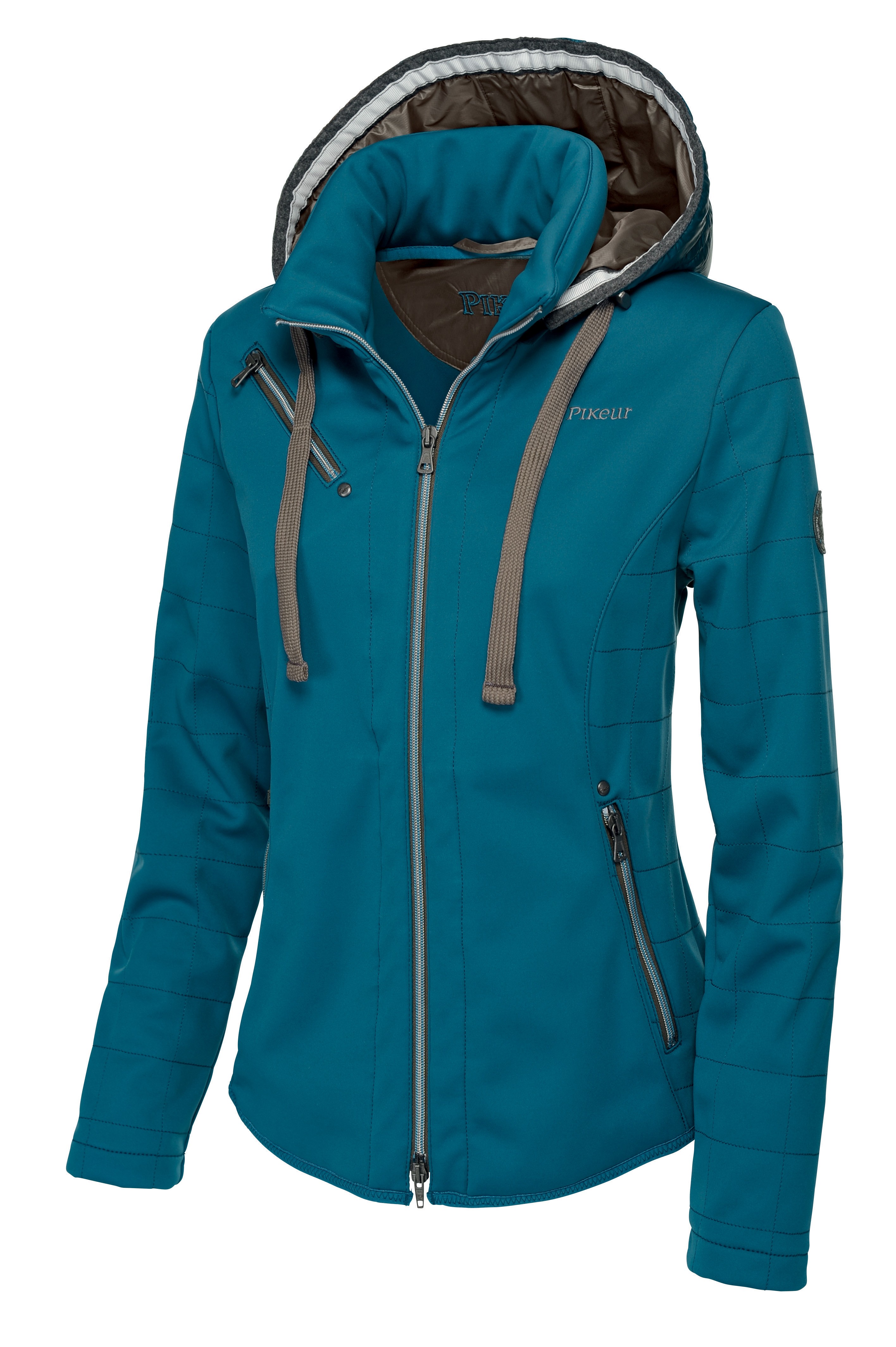 damen jacke petrol